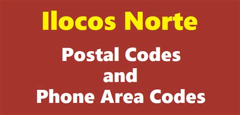 Ilocos Norte ZIP Codes/Postal Codes and Phone .
